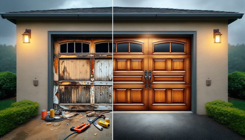 Garage door work in Watertown