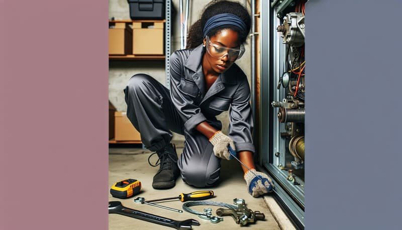 Garage Door Cable Repair in Newton