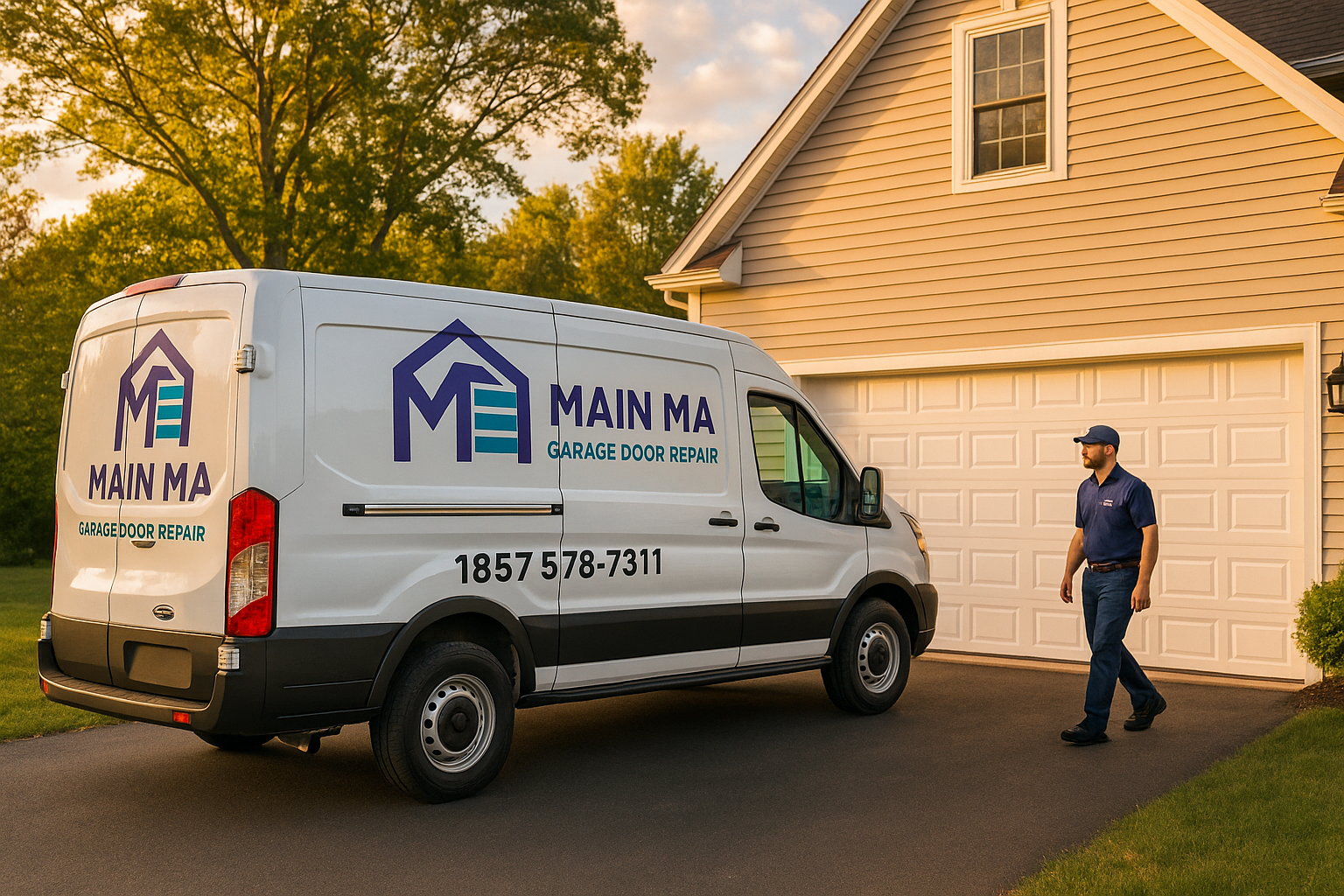 Garage door services in West Medford, MA