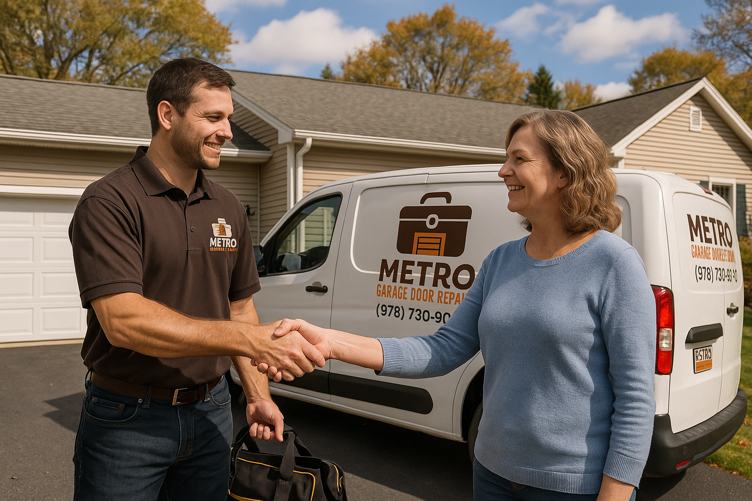 Garage door services in Melrose, MA