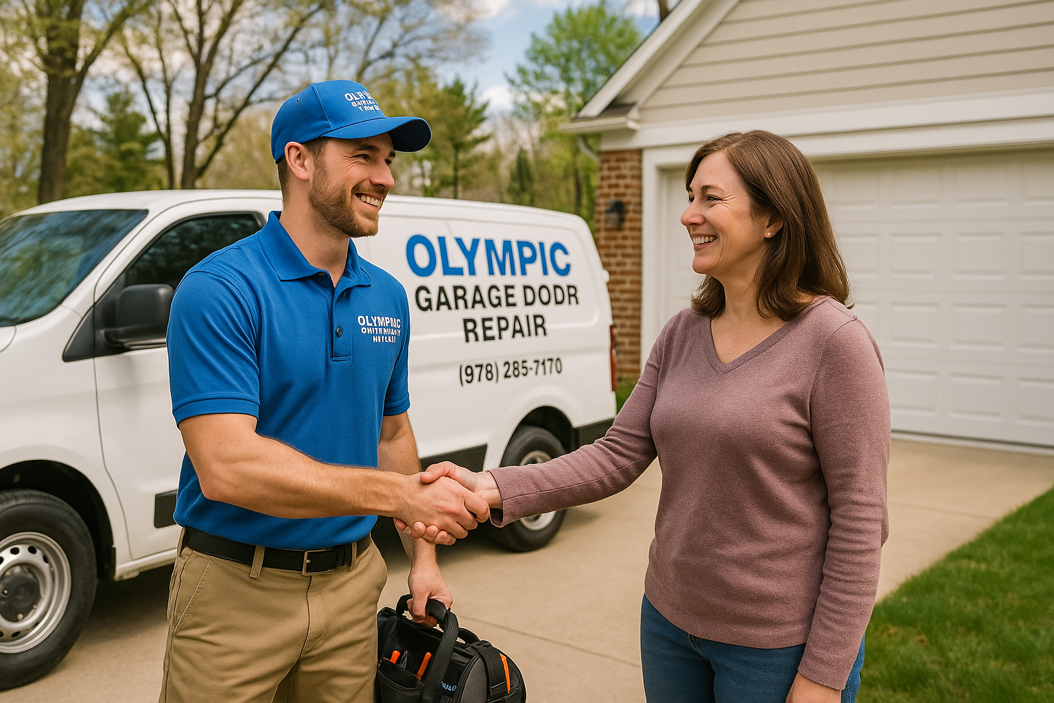 Garage door services in Islington, MA