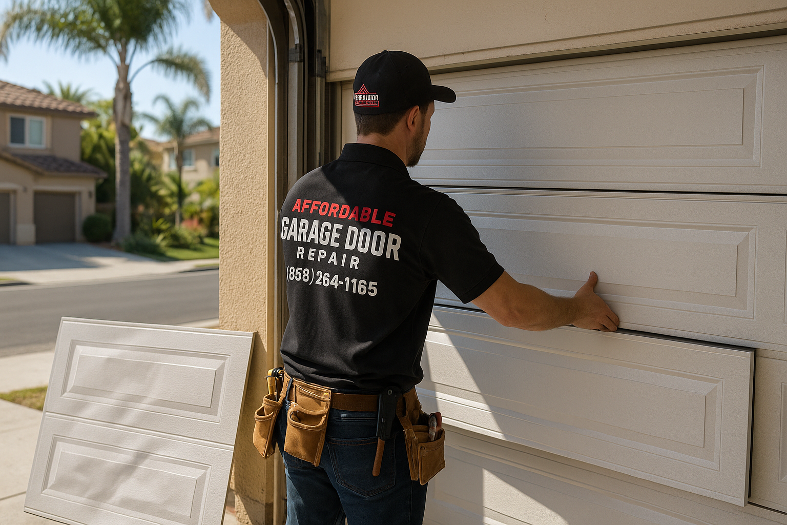 Garage Door Panel Replacement service in Sharon