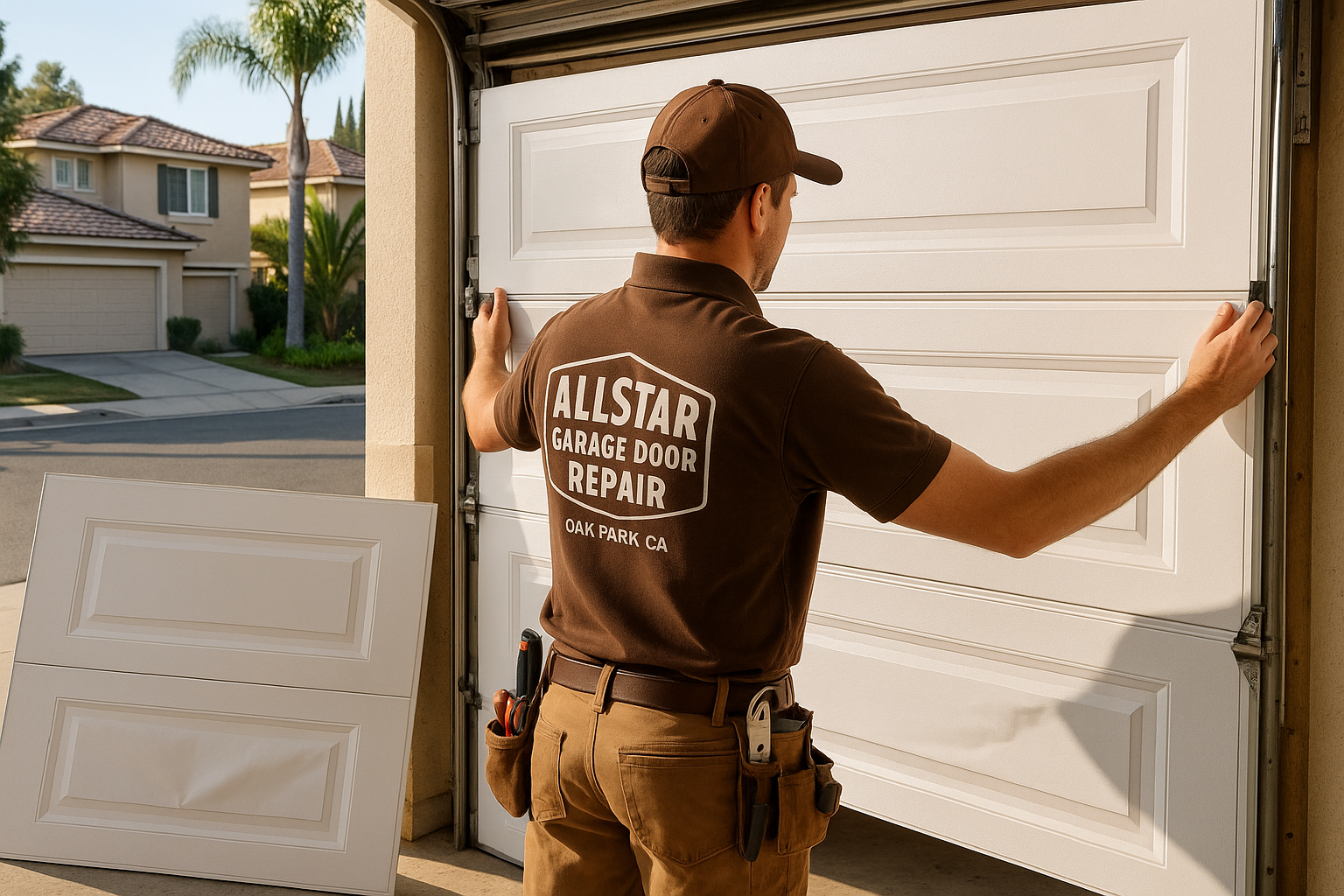 Garage Door Panel Replacement service in Wellesley
