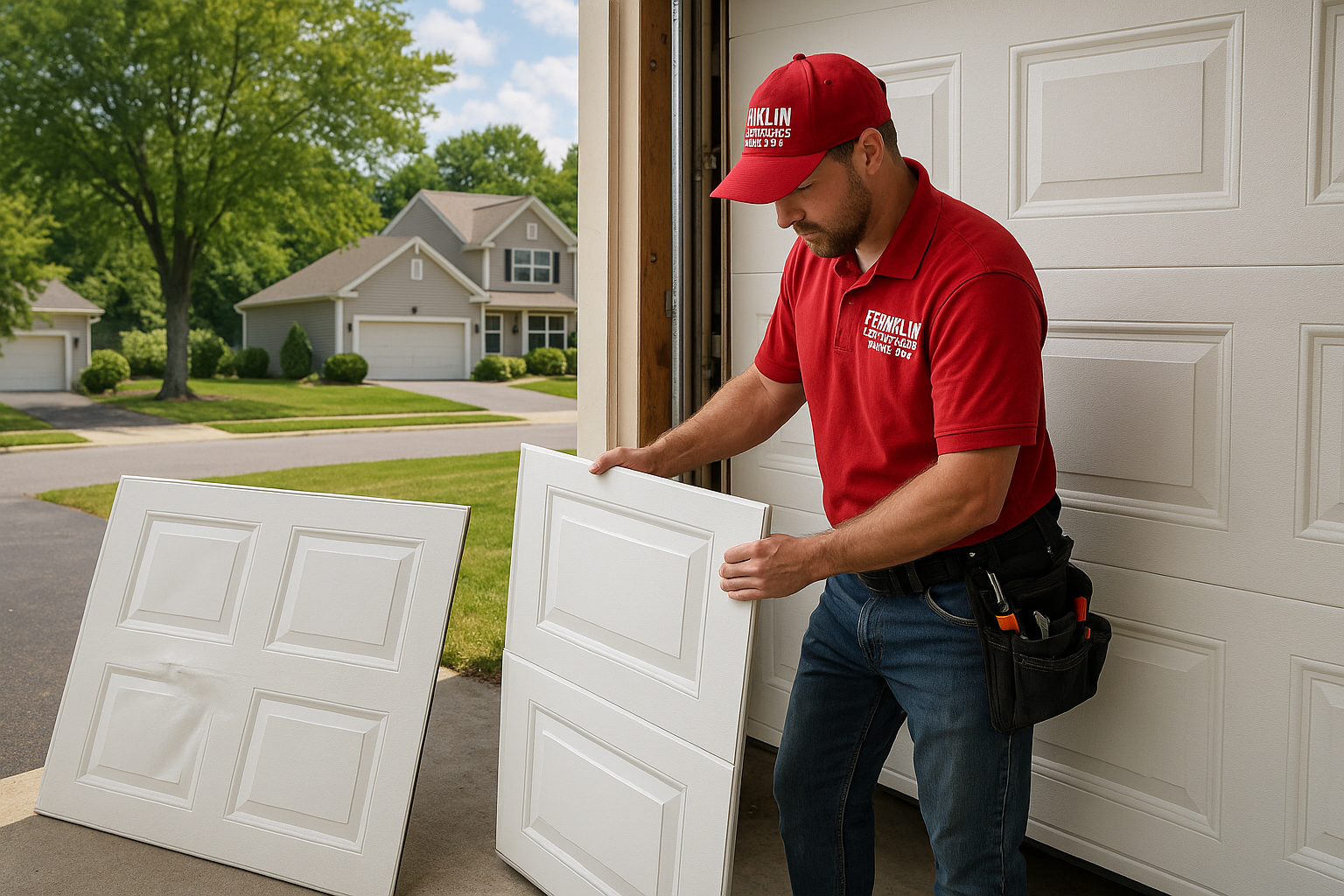 Garage Door Panel Replacement service in Lincoln