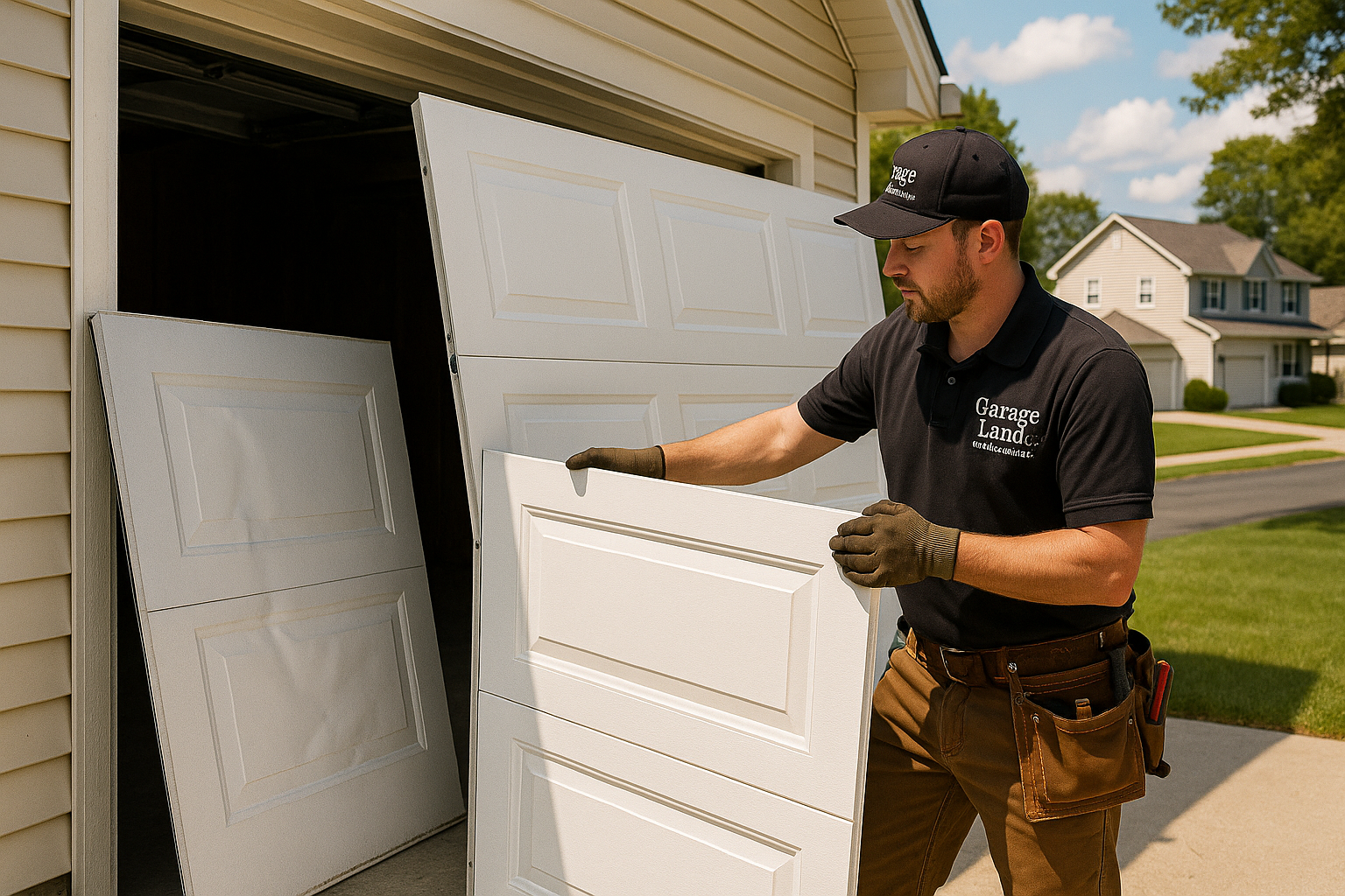 Garage Door Panel Replacement service in Pinefield
