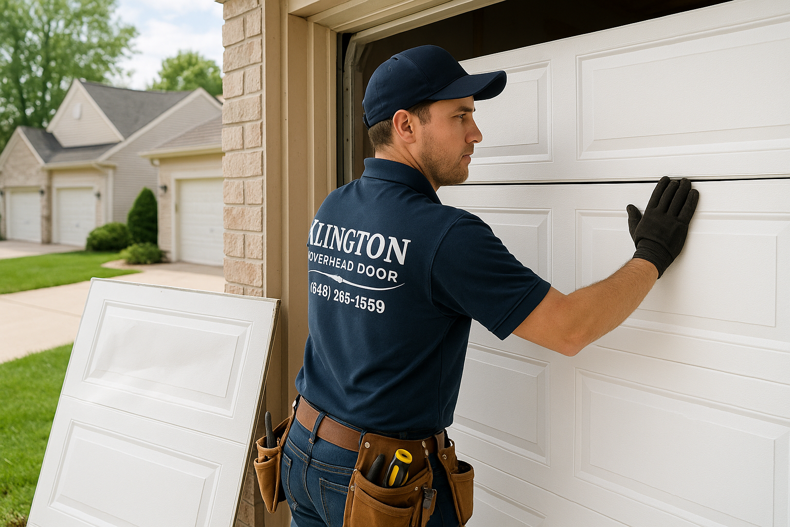 Garage Door Panel Replacement service in Sudbury