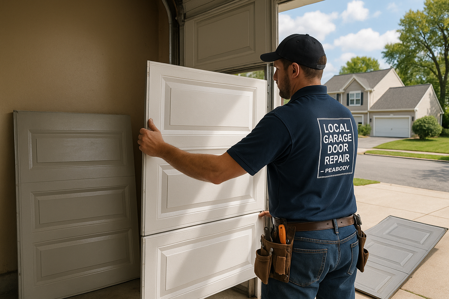 Garage Door Panel Replacement service in Milton