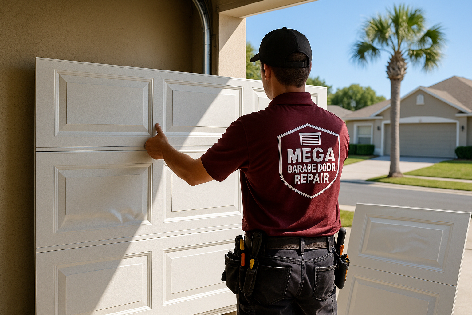 Garage Door Panel Replacement service in Point of Pines