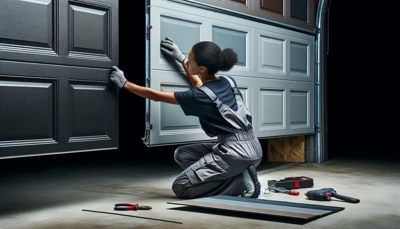 Garage Door Panel Replacement service in North Randolph