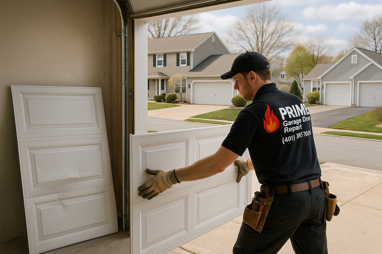 Garage Door Panel Replacement service in Beachmont