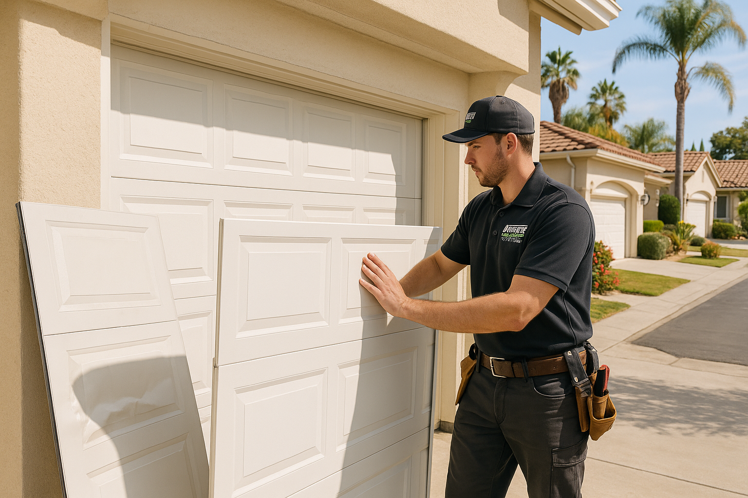 Garage Door Panel Replacement service in Melrose