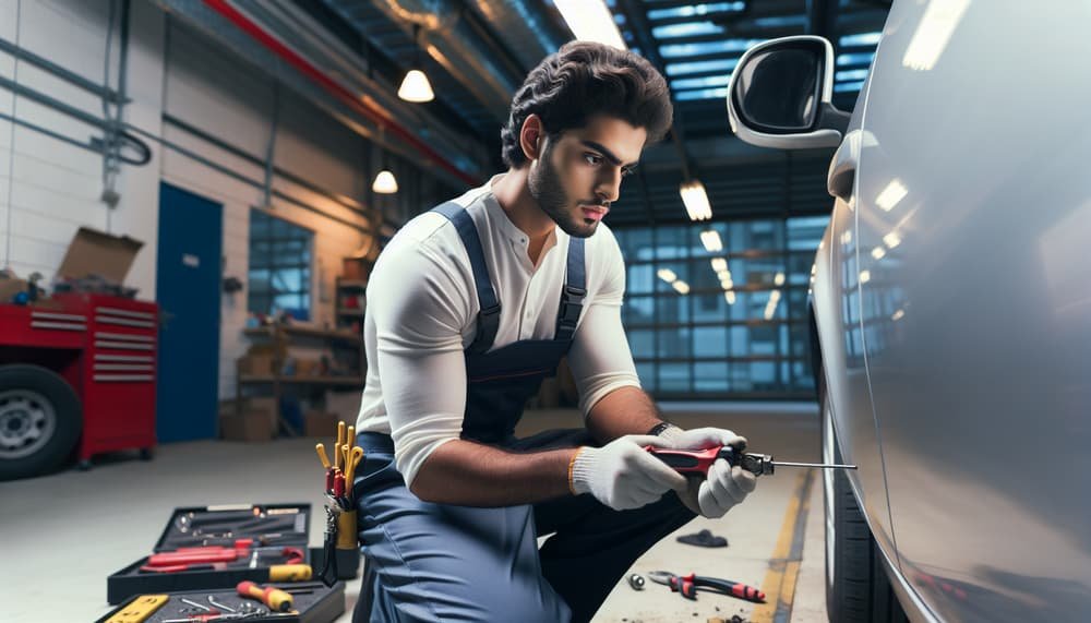 Garage door work in Natick