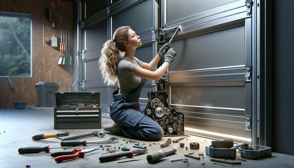 Garage door work in Brookline