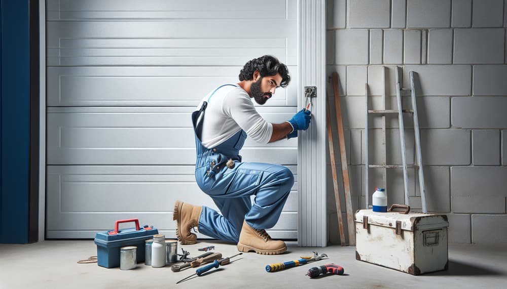 Garage door work in Needham
