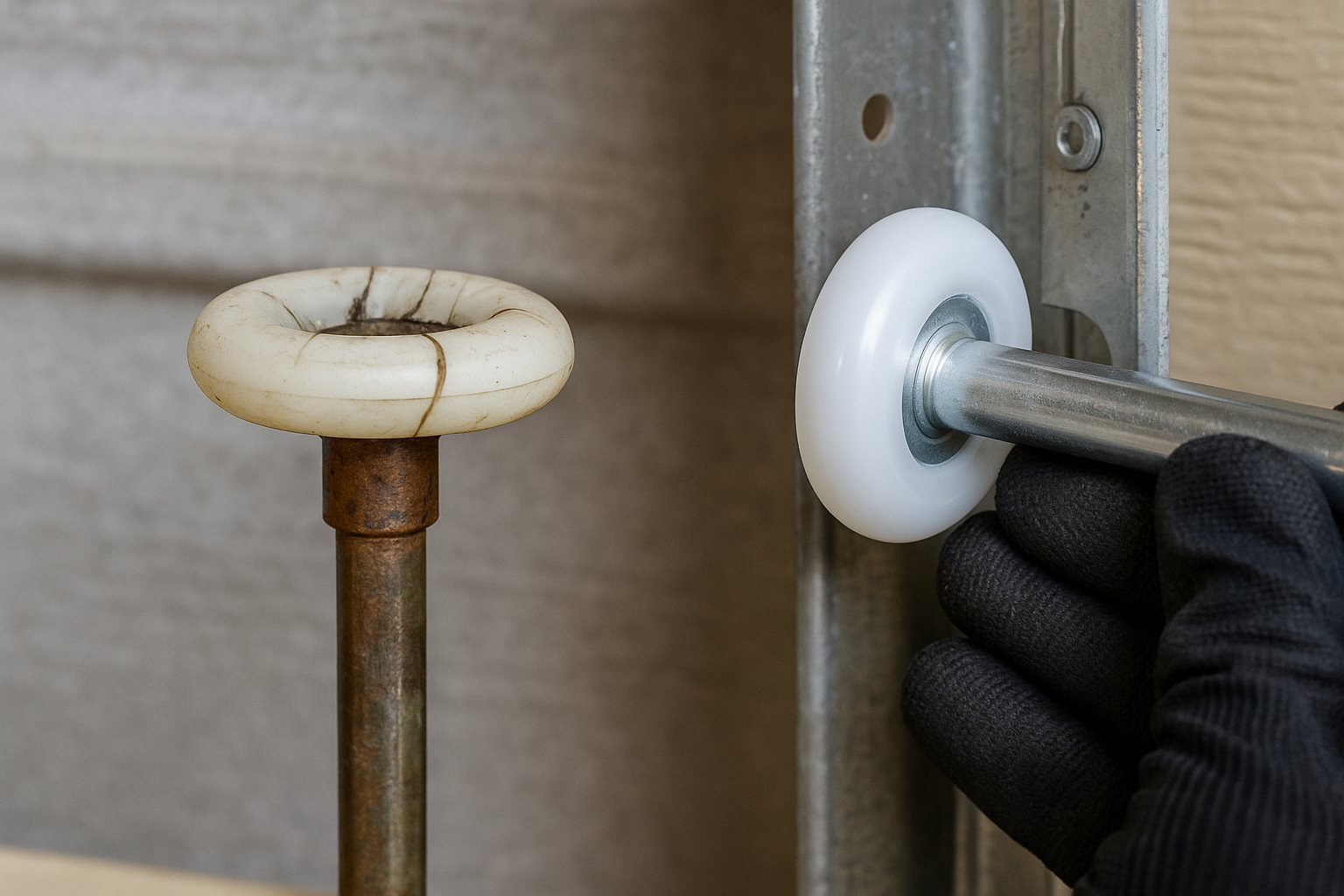 Garage Door Roller Replacement service in Wellesley