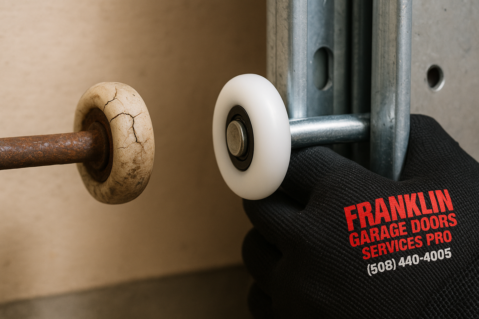 Garage Door Roller Replacement service in Hull