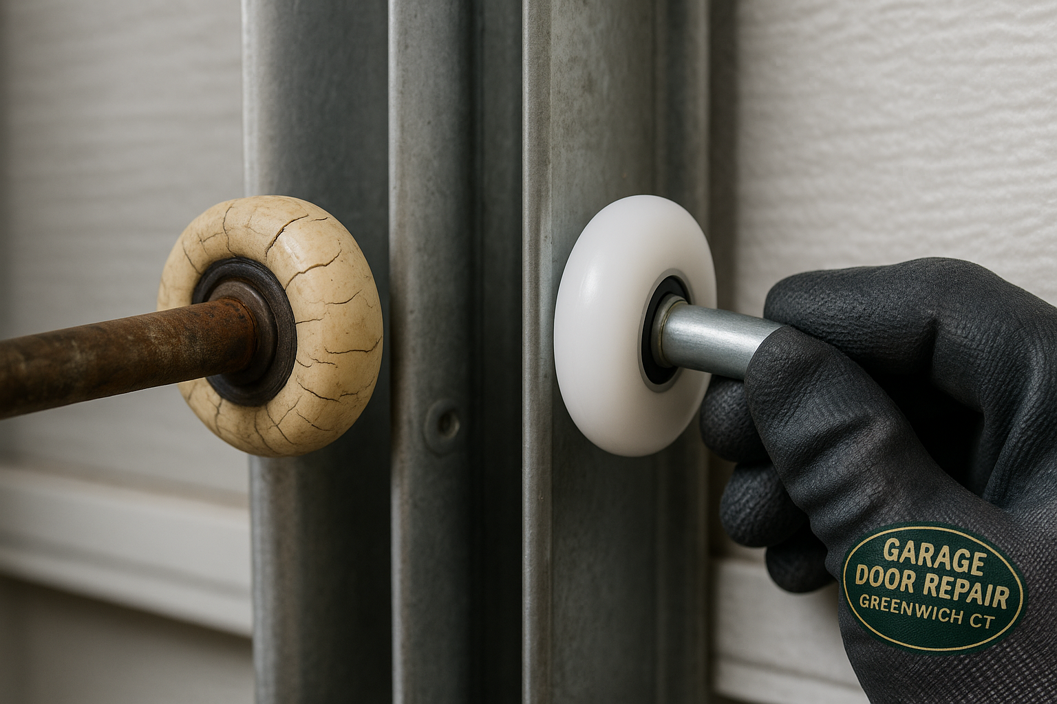 Garage Door Roller Replacement service in Wakefield