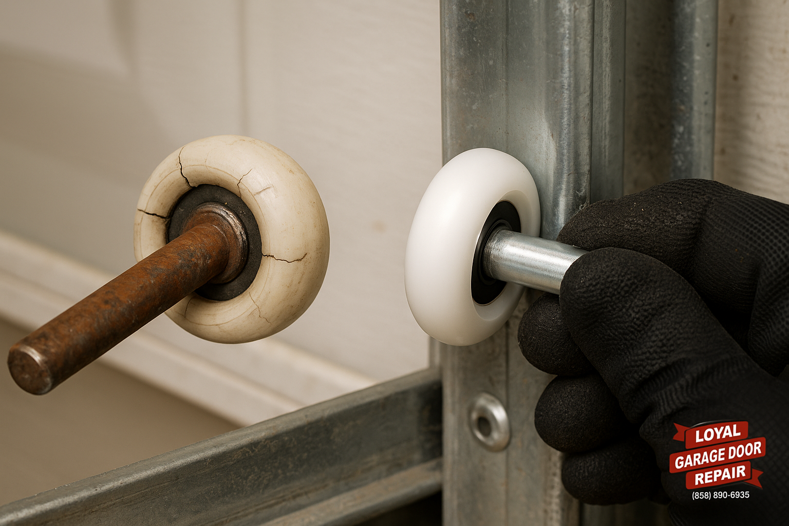 Garage Door Roller Replacement service in Reading