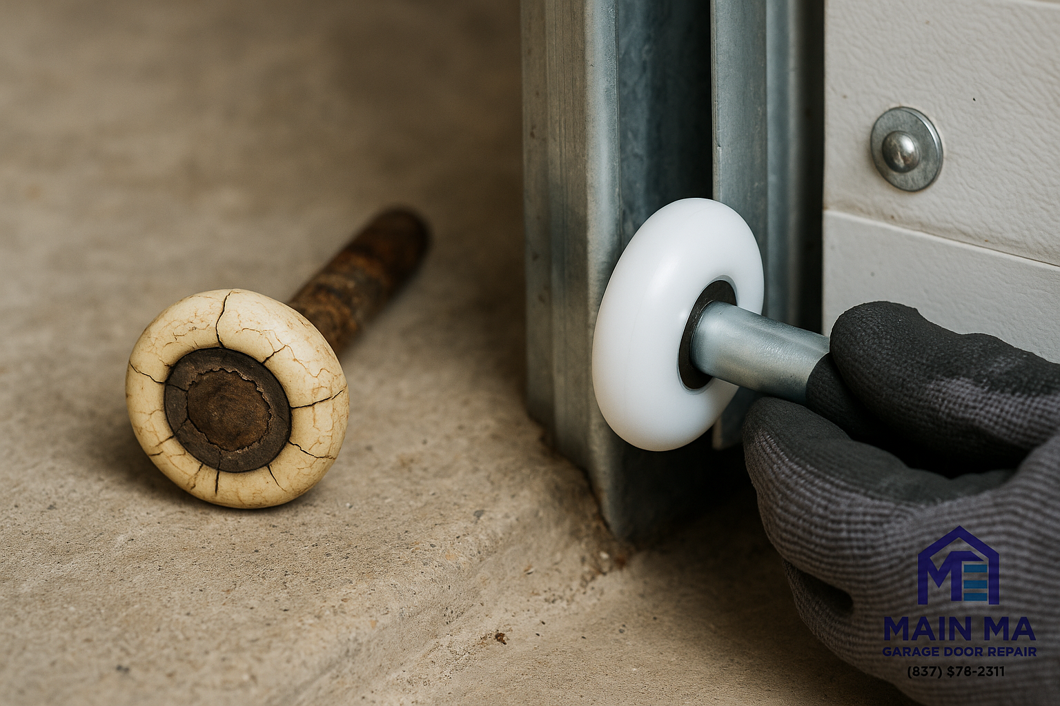 Garage Door Roller Replacement service in Woburn