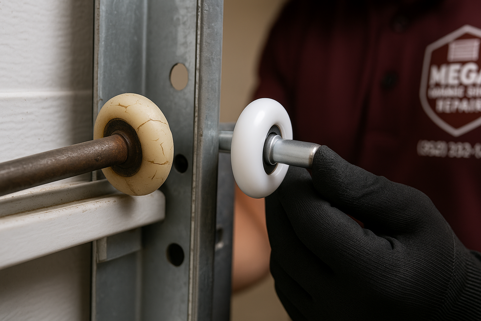 Garage Door Roller Replacement service in Somerville