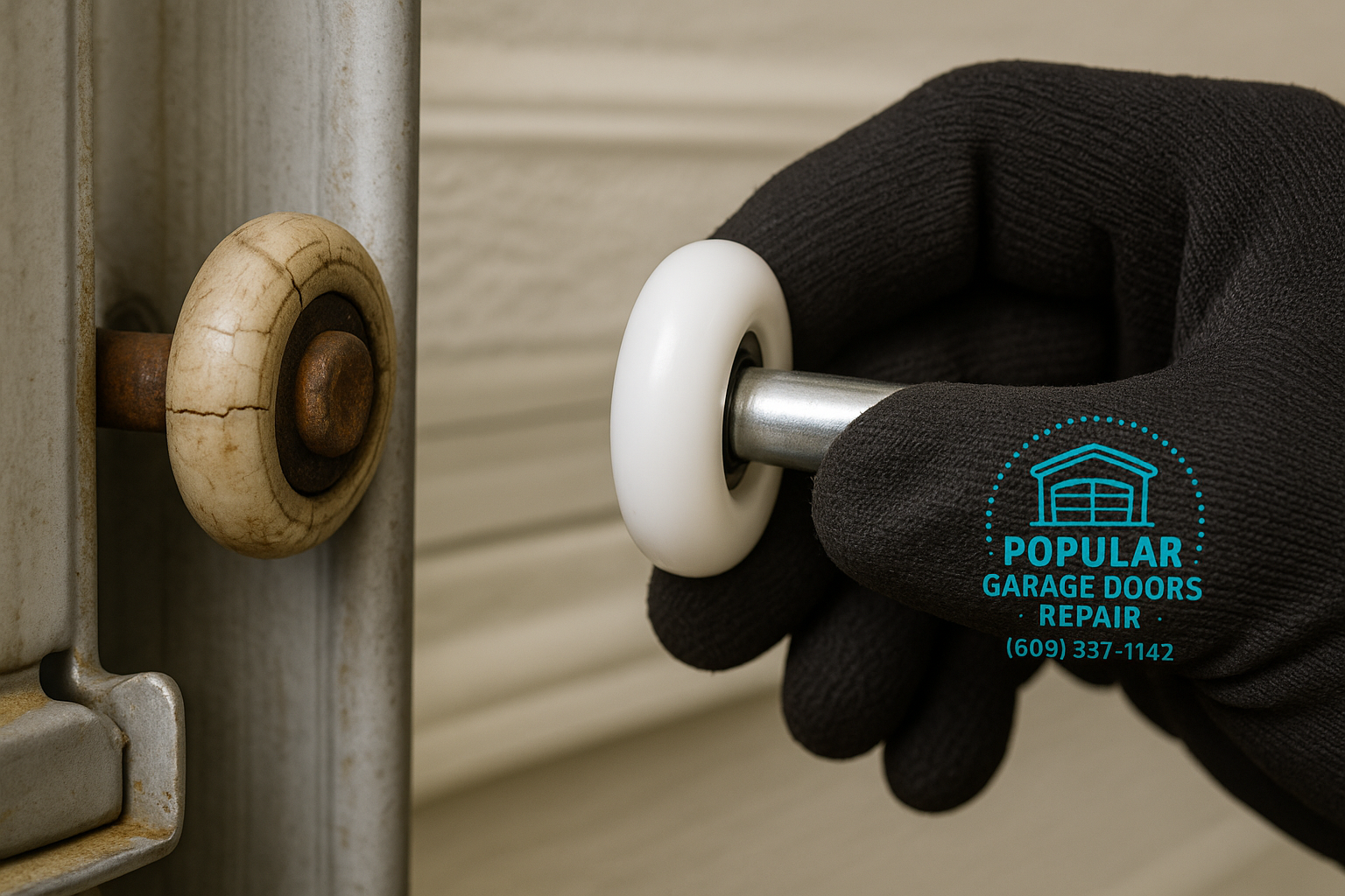 Garage Door Roller Replacement service in Milton