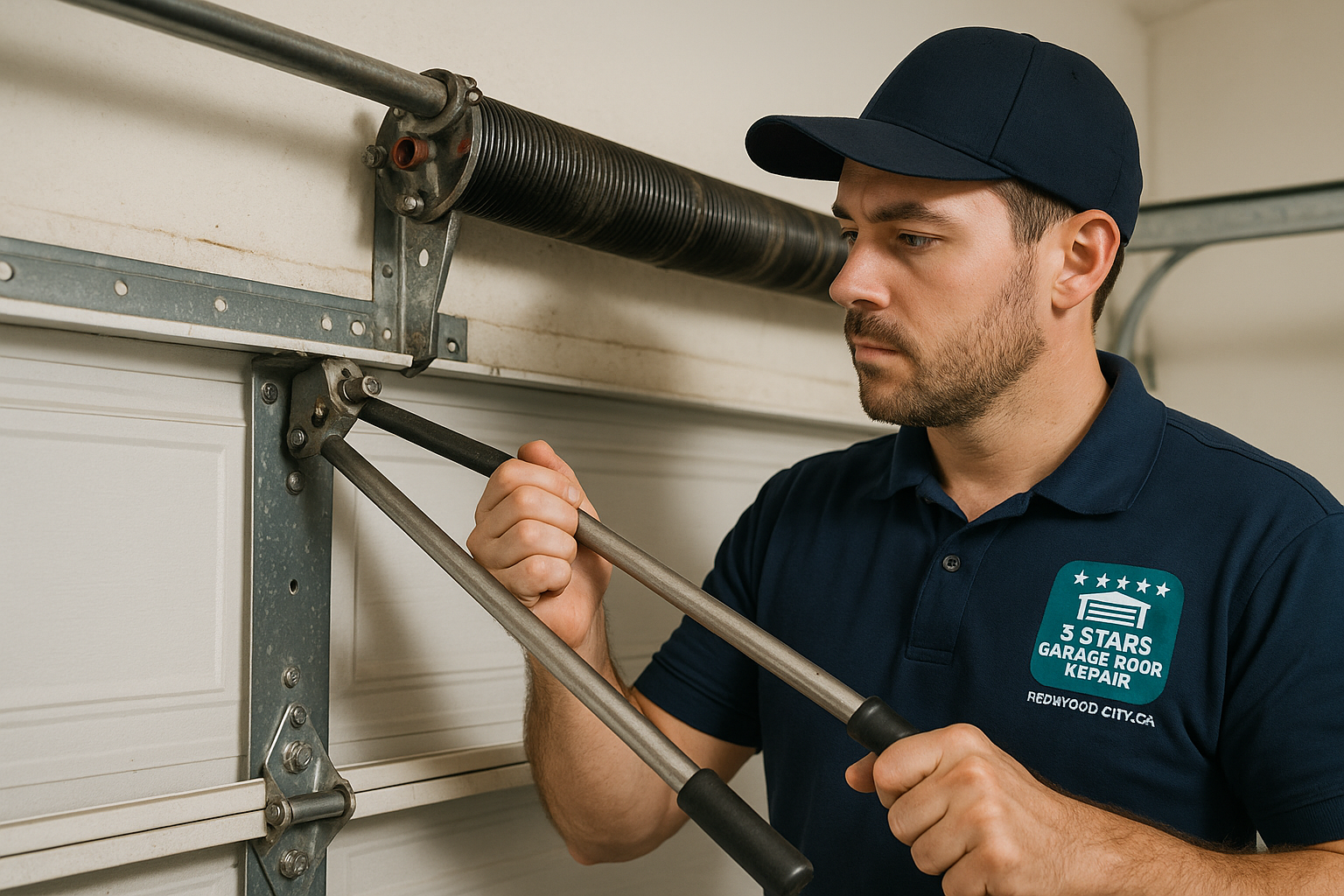 Garage Door Spring Repair service in Saxonville