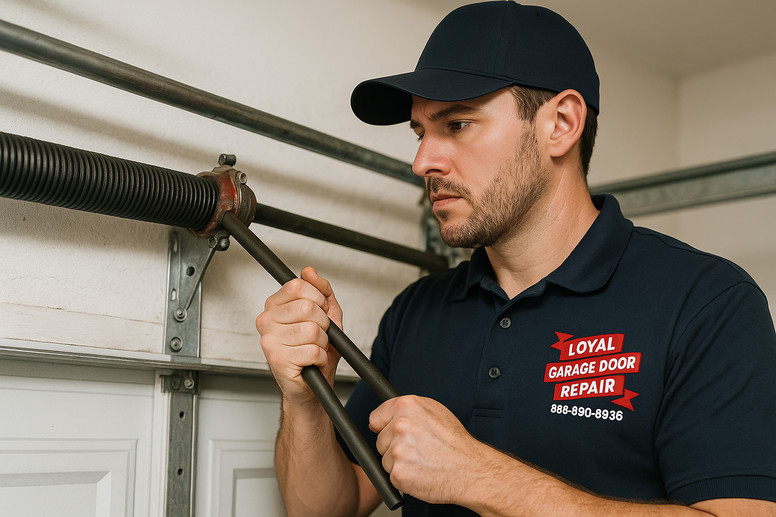Garage Door Spring Repair service in Wellesley