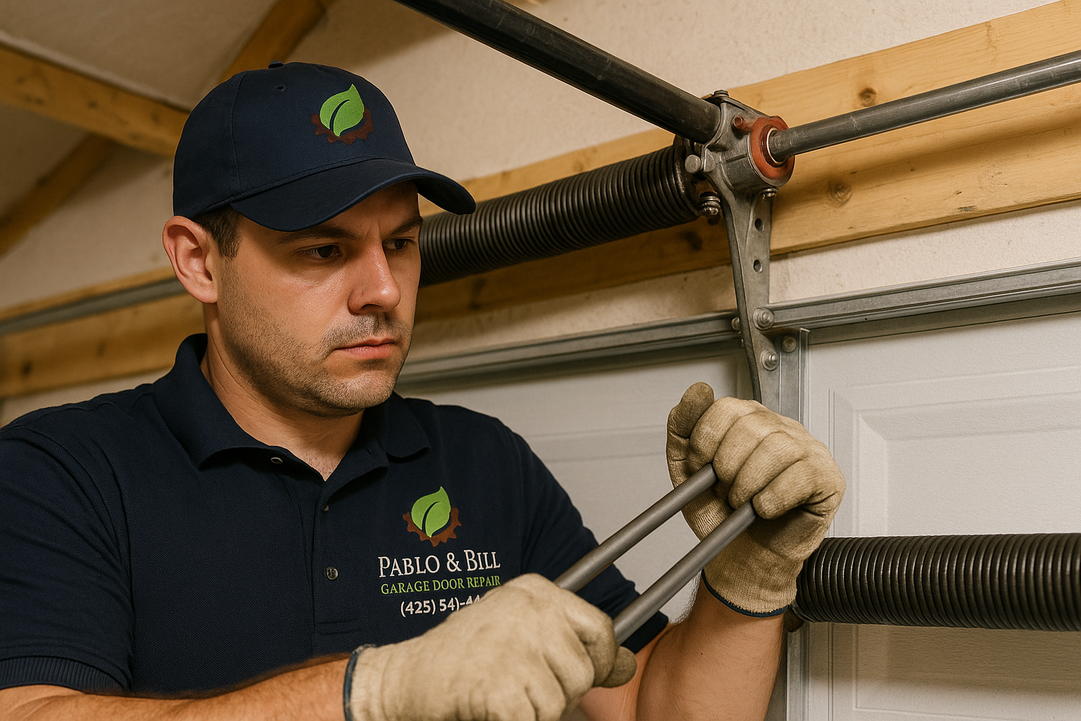 Garage Door Spring Repair service in Everett