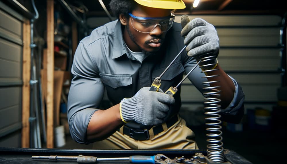 Garage door work in Newton