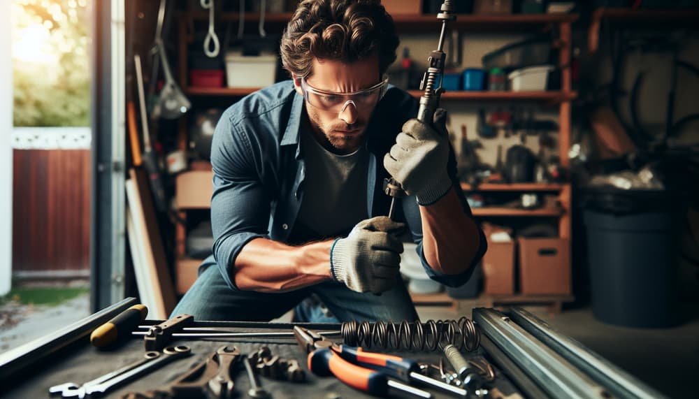 Garage door work in Natick