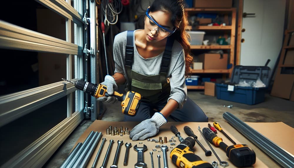 Garage door work in Wellesley