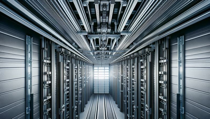 Garage Door Track Repair in  Chestnut Hill